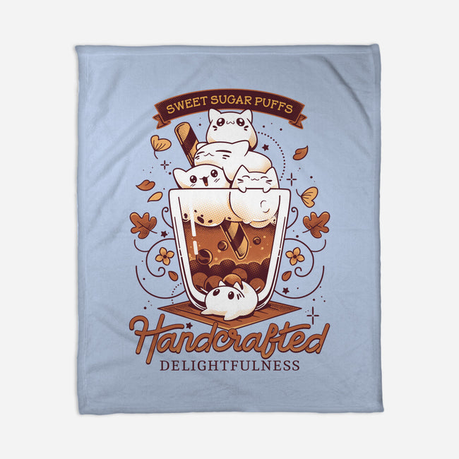 Artisanal Kitten Tea-None-Fleece-Blanket-Snouleaf