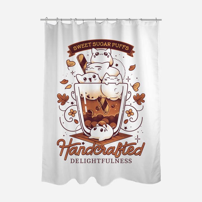 Artisanal Kitten Tea-None-Polyester-Shower Curtain-Snouleaf