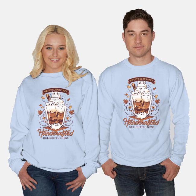 Artisanal Kitten Tea-Unisex-Crew Neck-Sweatshirt-Snouleaf