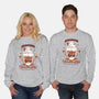 Artisanal Kitten Tea-Unisex-Crew Neck-Sweatshirt-Snouleaf