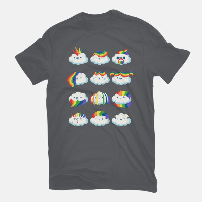 Hairy Clouds-Womens-Basic-Tee-demonigote