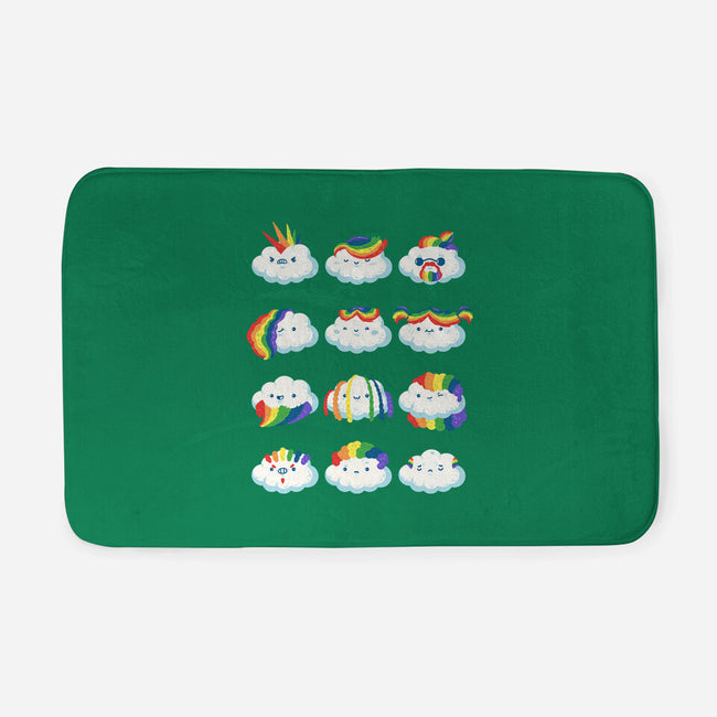 Hairy Clouds-None-Memory Foam-Bath Mat-demonigote