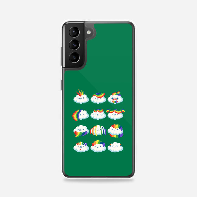 Hairy Clouds-Samsung-Snap-Phone Case-demonigote