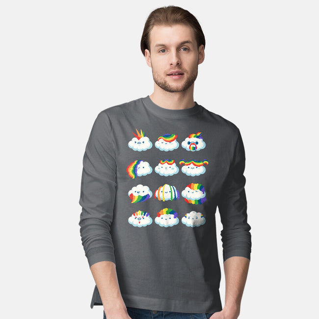 Hairy Clouds-Mens-Long Sleeved-Tee-demonigote