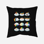 Hairy Clouds-None-Removable Cover w Insert-Throw Pillow-demonigote