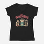 The Trashers-Womens-V-Neck-Tee-vp021