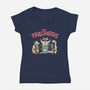 The Trashers-Womens-V-Neck-Tee-vp021