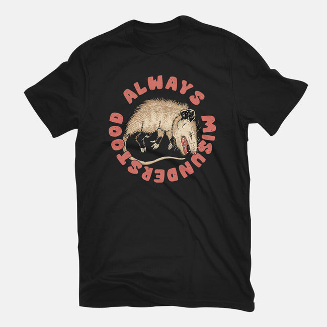 Misunderstood Possum-Unisex-Basic-Tee-vp021