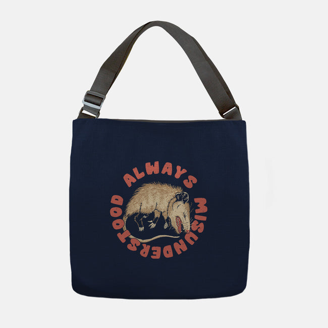 Misunderstood Possum-None-Adjustable Tote-Bag-vp021