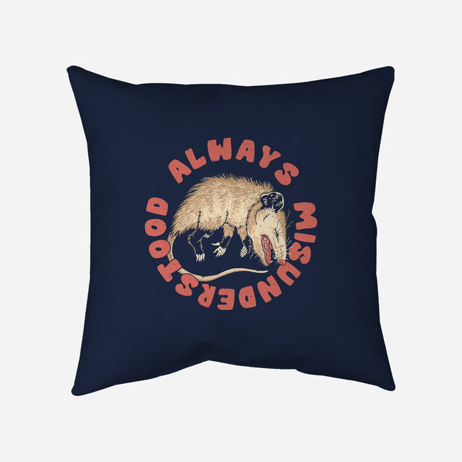 Misunderstood Possum-None-Removable Cover w Insert-Throw Pillow-vp021