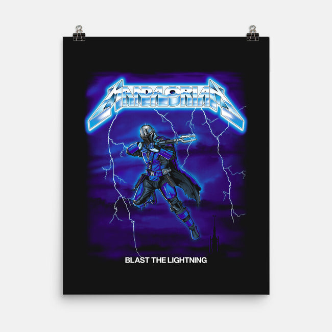 Blast The Lightning-None-Matte-Poster-CappO