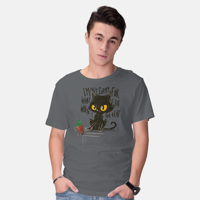 Not Sorry-Mens-Basic-Tee-kharmazero