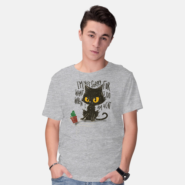 Not Sorry-Mens-Basic-Tee-kharmazero