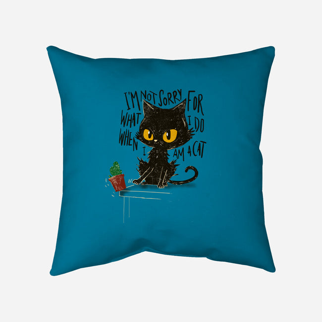 Not Sorry-None-Removable Cover w Insert-Throw Pillow-kharmazero