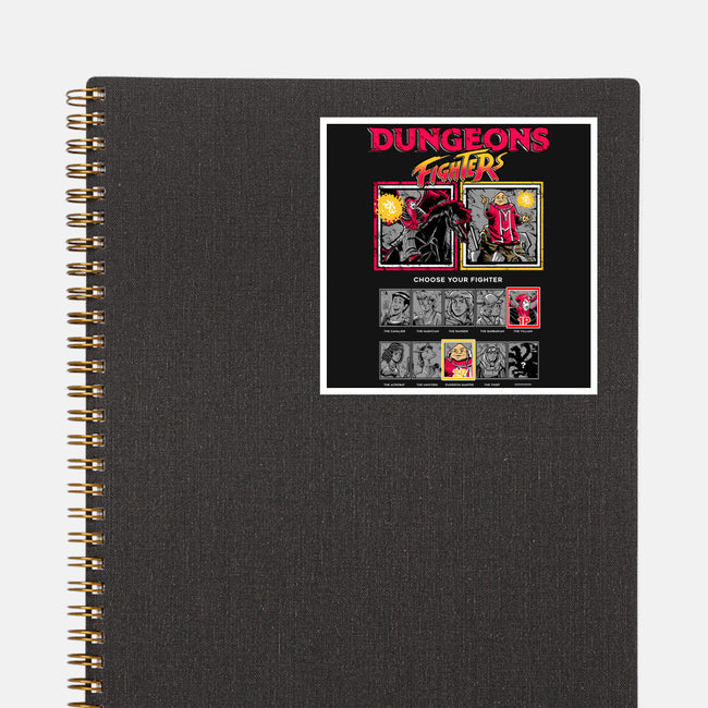 Dungeons Fighters-None-Glossy-Sticker-Knegosfield