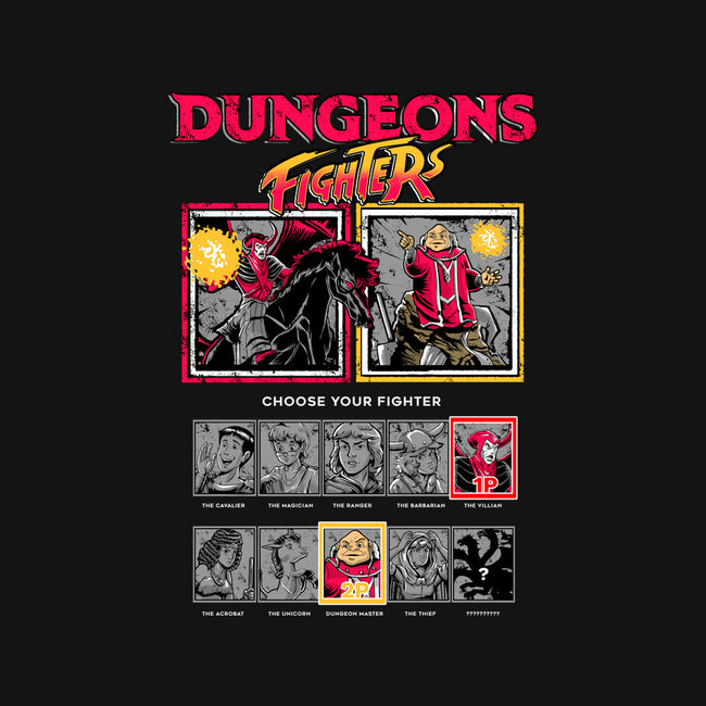 Dungeons Fighters-None-Removable Cover-Throw Pillow-Knegosfield