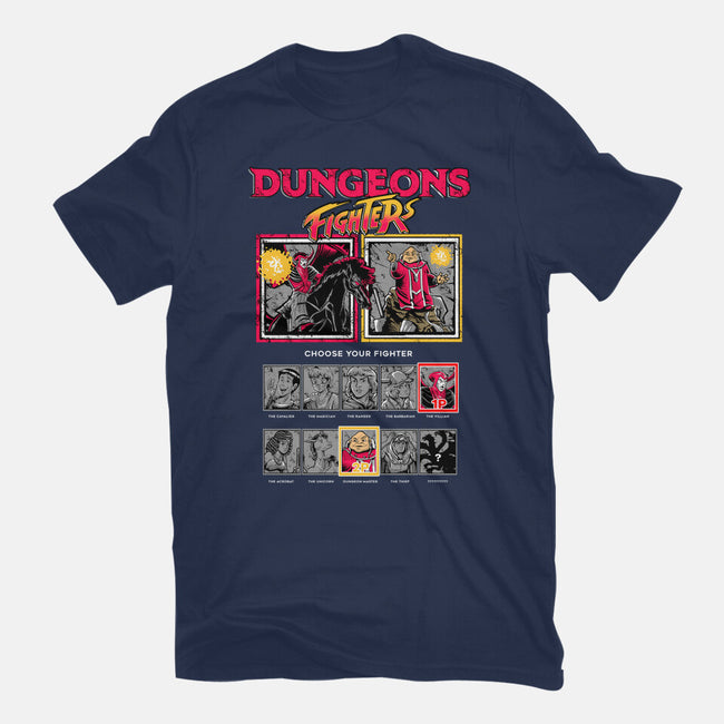 Dungeons Fighters-Womens-Fitted-Tee-Knegosfield