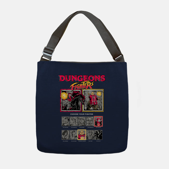Dungeons Fighters-None-Adjustable Tote-Bag-Knegosfield