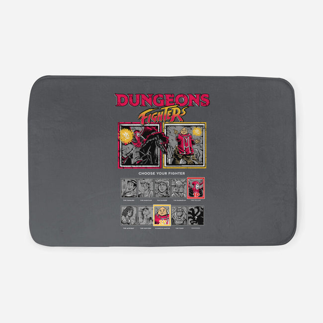 Dungeons Fighters-None-Memory Foam-Bath Mat-Knegosfield