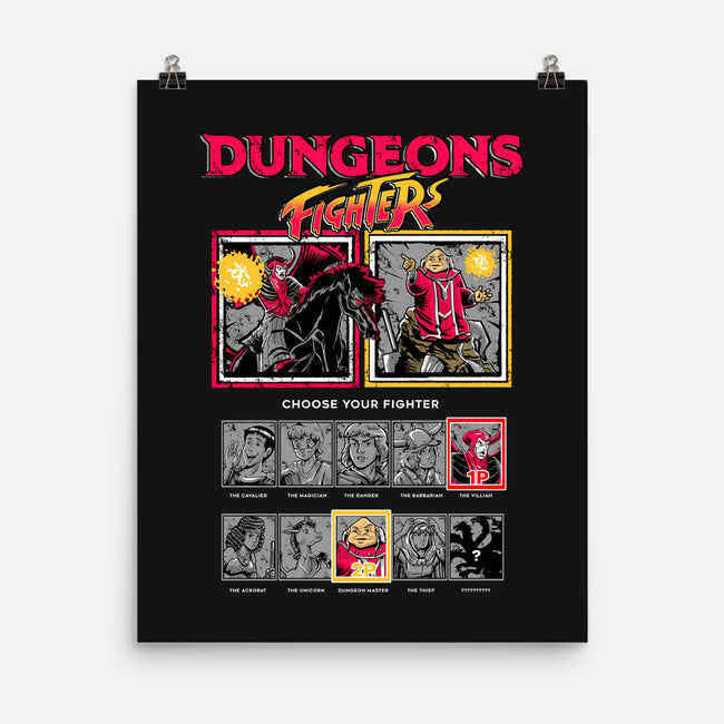Dungeons Fighters-None-Matte-Poster-Knegosfield