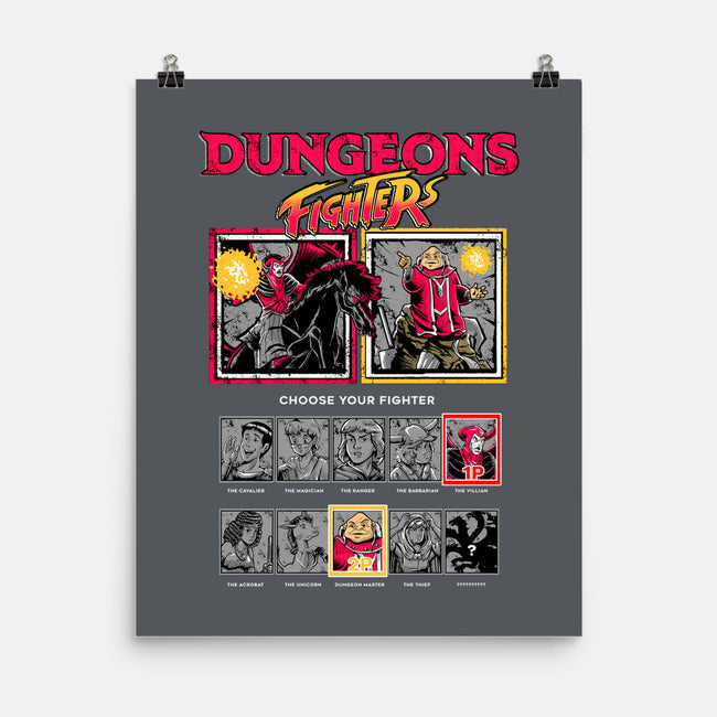 Dungeons Fighters-None-Matte-Poster-Knegosfield