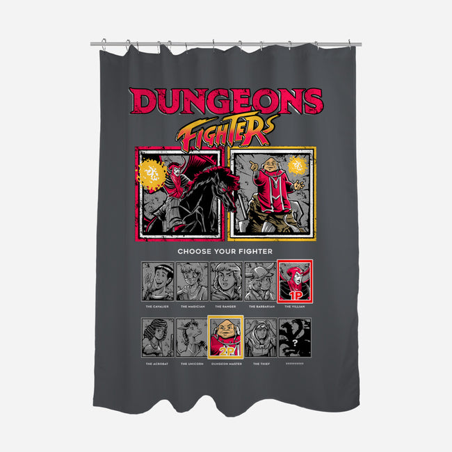 Dungeons Fighters-None-Polyester-Shower Curtain-Knegosfield
