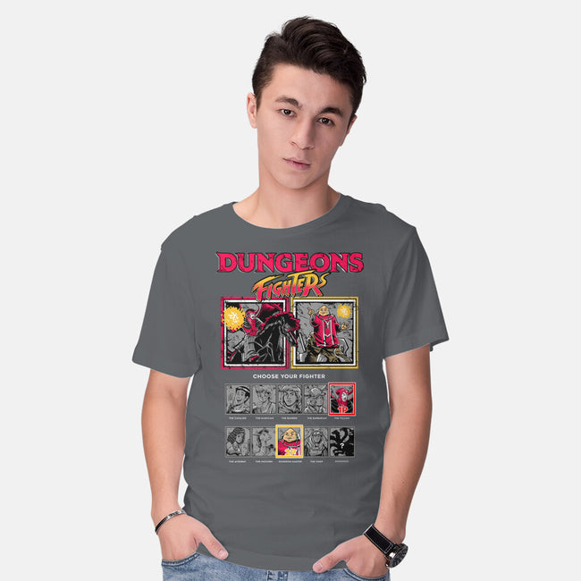 Dungeons Fighters-Mens-Basic-Tee-Knegosfield