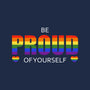 Be Proud-Womens-V-Neck-Tee-fanfabio