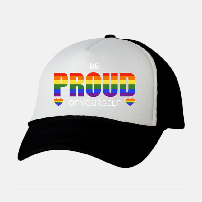 Be Proud-Unisex-Trucker-Hat-fanfabio