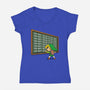 Not Zelda-Womens-V-Neck-Tee-Barbadifuoco