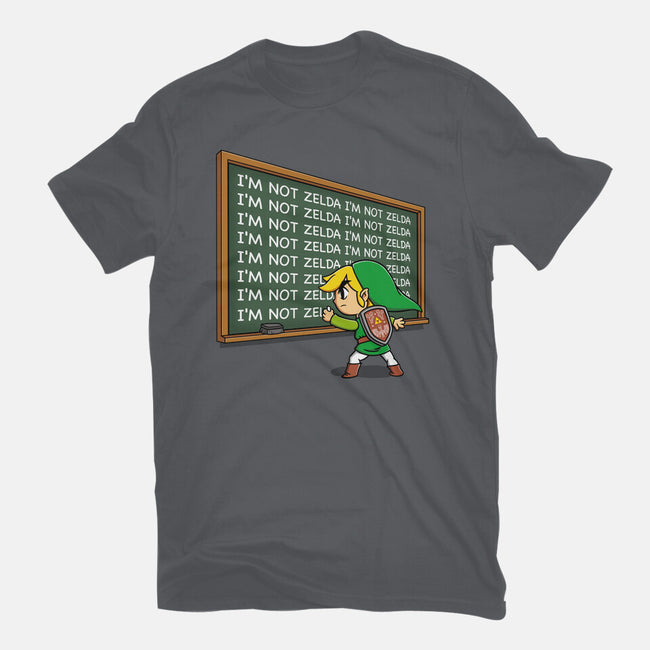 Not Zelda-Womens-Fitted-Tee-Barbadifuoco