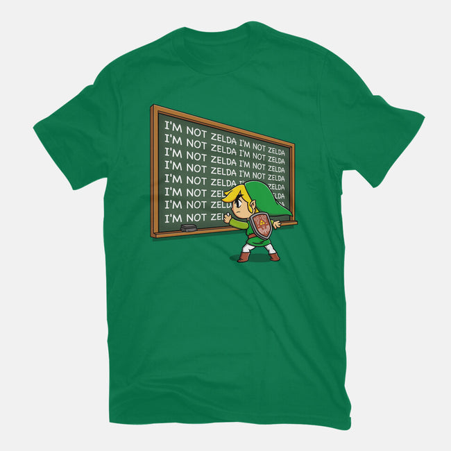 Not Zelda-Womens-Fitted-Tee-Barbadifuoco