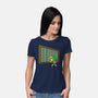 Not Zelda-Womens-Basic-Tee-Barbadifuoco