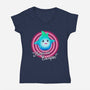 There's No Escape-Womens-V-Neck-Tee-Getsousa!
