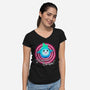 There's No Escape-Womens-V-Neck-Tee-Getsousa!
