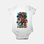 Nostalgic Heroes-Baby-Basic-Onesie-Conjura Geek