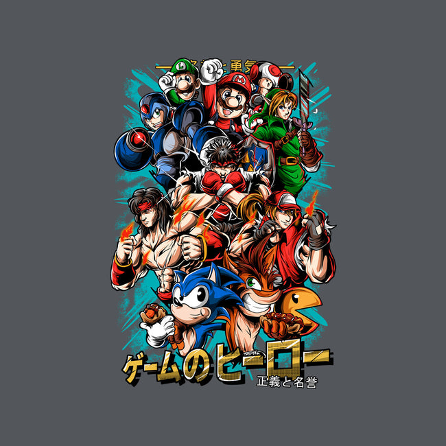 Nostalgic Heroes-Mens-Heavyweight-Tee-Conjura Geek