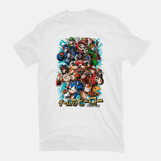 Nostalgic Heroes-Womens-Fitted-Tee-Conjura Geek