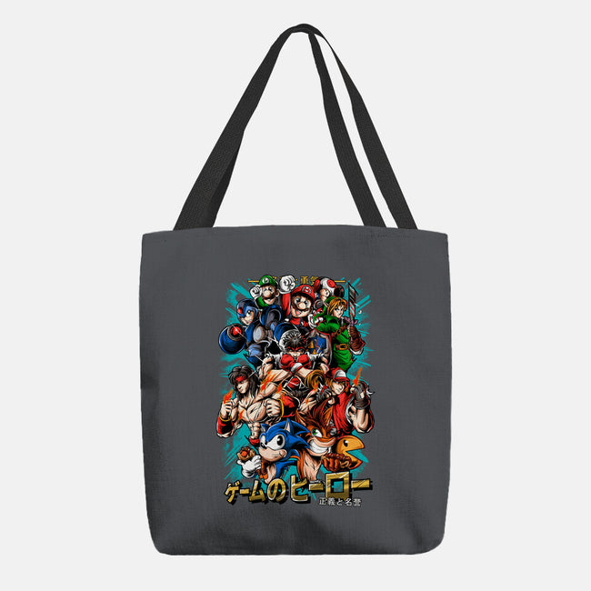 Nostalgic Heroes-None-Basic Tote-Bag-Conjura Geek