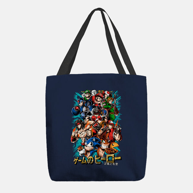 Nostalgic Heroes-None-Basic Tote-Bag-Conjura Geek