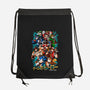 Nostalgic Heroes-None-Drawstring-Bag-Conjura Geek