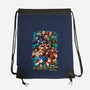 Nostalgic Heroes-None-Drawstring-Bag-Conjura Geek