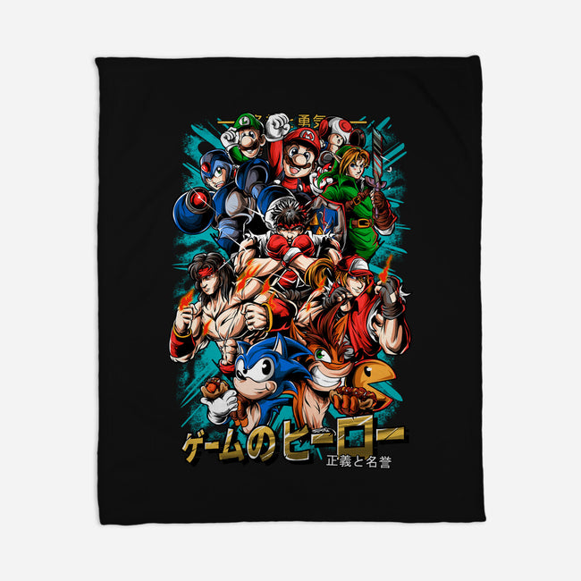 Nostalgic Heroes-None-Fleece-Blanket-Conjura Geek