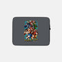 Nostalgic Heroes-None-Zippered-Laptop Sleeve-Conjura Geek