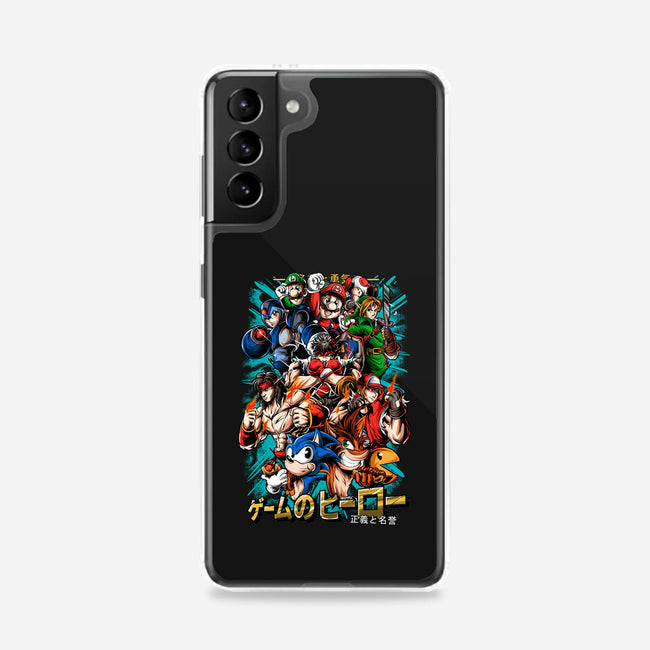 Nostalgic Heroes-Samsung-Snap-Phone Case-Conjura Geek