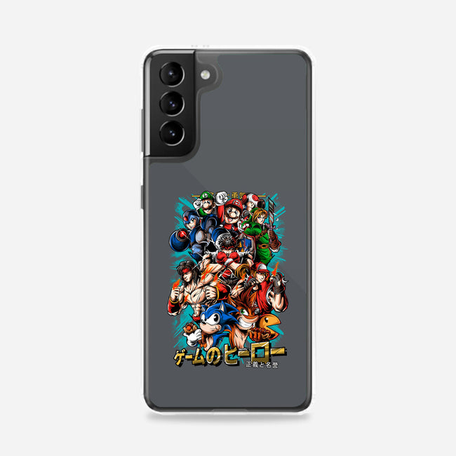 Nostalgic Heroes-Samsung-Snap-Phone Case-Conjura Geek