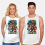 Nostalgic Heroes-Unisex-Basic-Tank-Conjura Geek