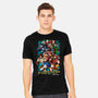 Nostalgic Heroes-Mens-Heavyweight-Tee-Conjura Geek