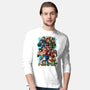 Nostalgic Heroes-Mens-Long Sleeved-Tee-Conjura Geek