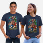 Nostalgic Heroes-Unisex-Basic-Tee-Conjura Geek